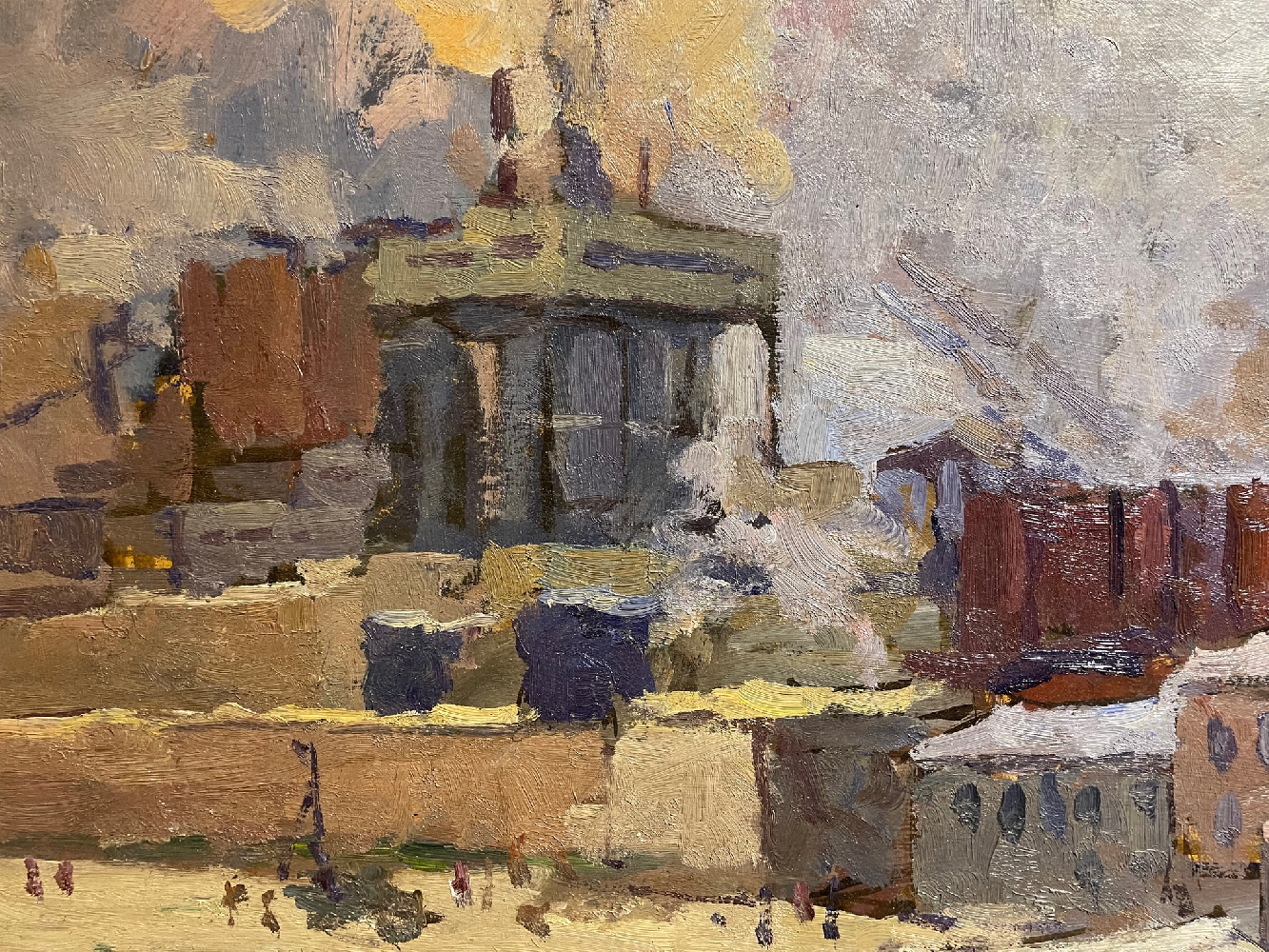 Царев Виктор Иванович. Индустриальный пейзаж.