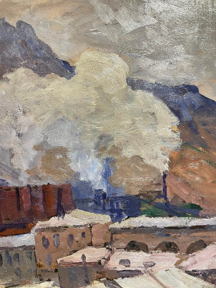 Царев Виктор Иванович. Индустриальный пейзаж.