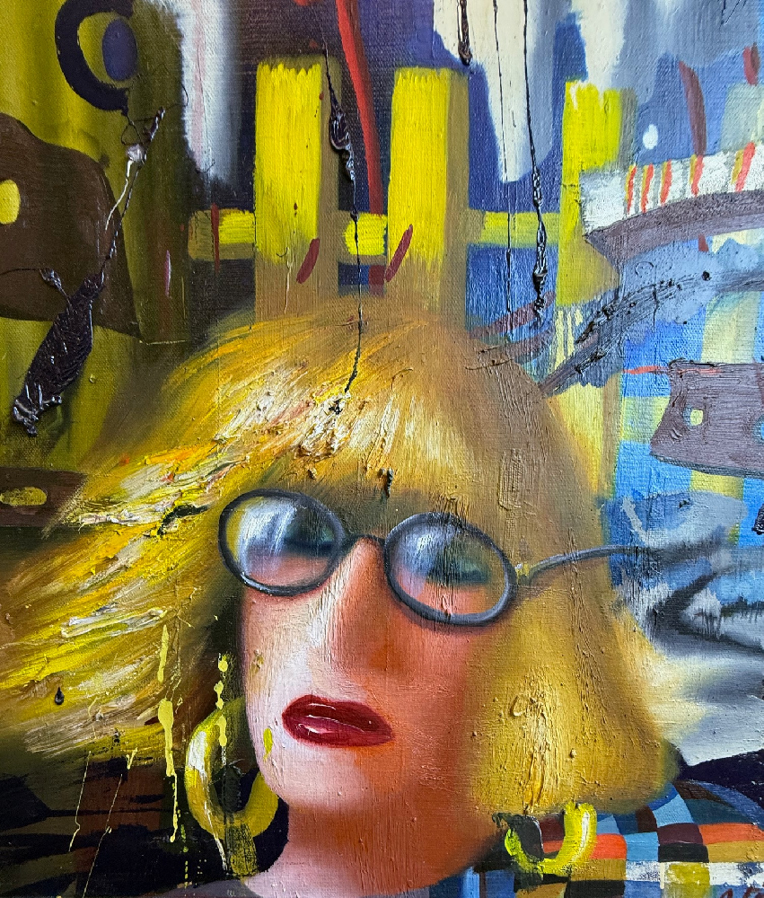 Гречина Ольга Николаевна. Девушка в очках