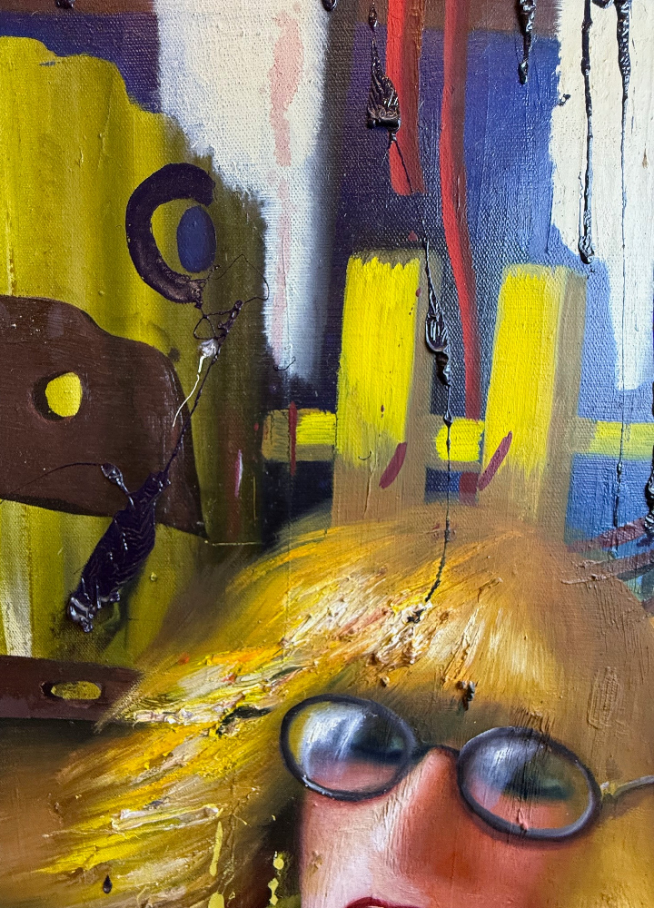 Гречина Ольга Николаевна. Девушка в очках