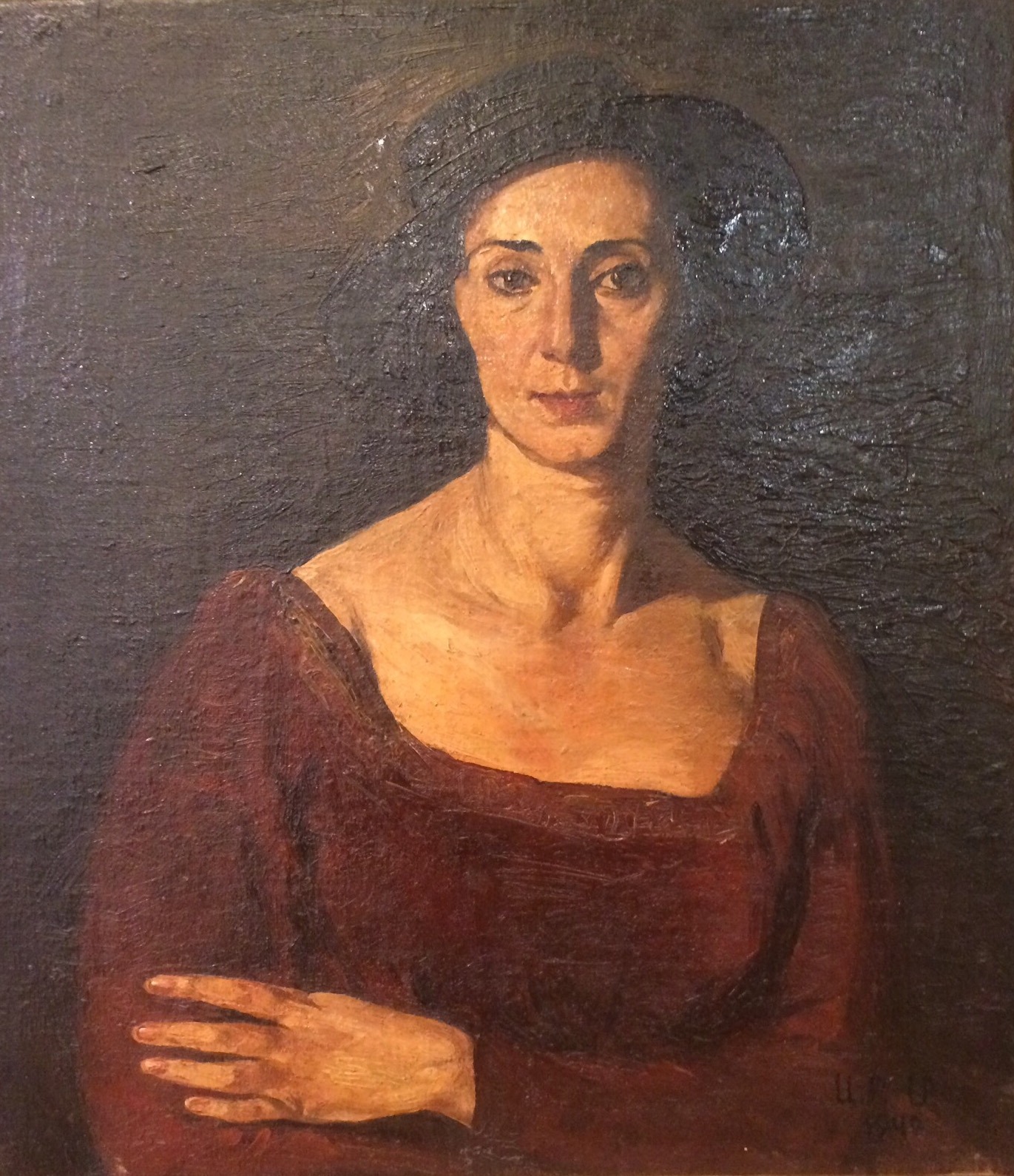 Бажбеук-Меликов ( Бажбеук- Меликян) Александр Александрович. Портрет дамы в черной шляпе. Бажбеук-Меликов ( Бажбеук- Меликян) Александр Александрович. Портрет дамы в черной шляпе.