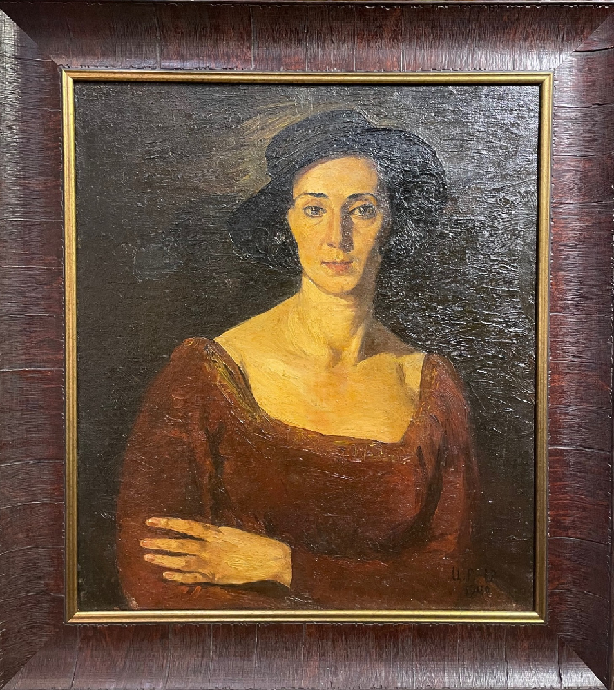 Бажбеук-Меликов ( Бажбеук- Меликян) Александр Александрович. Портрет дамы в черной шляпе. Бажбеук-Меликов ( Бажбеук- Меликян) Александр Александрович. Портрет дамы в черной шляпе.