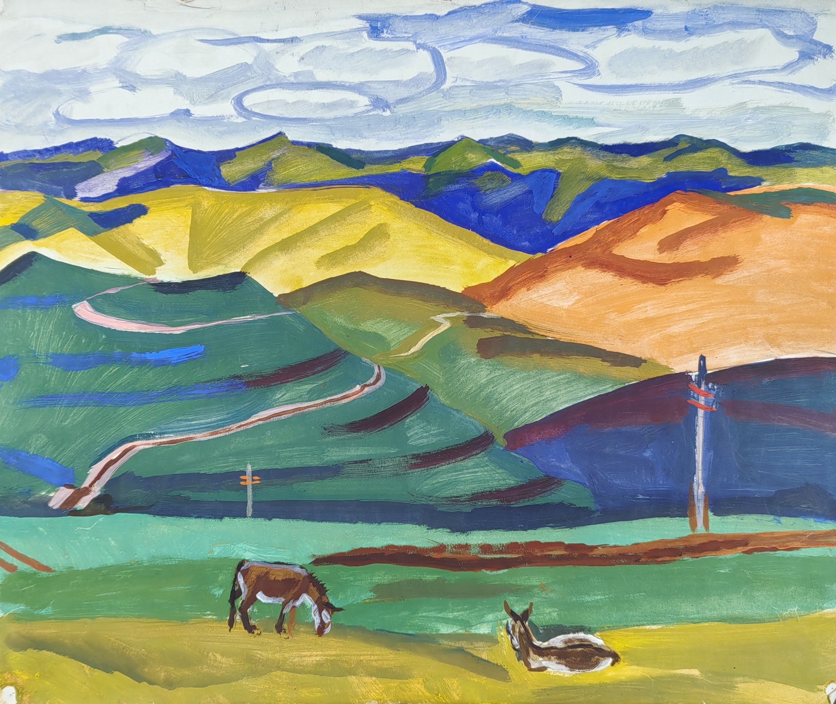 Рожнев Владислав Валентинович. Ослики в горах