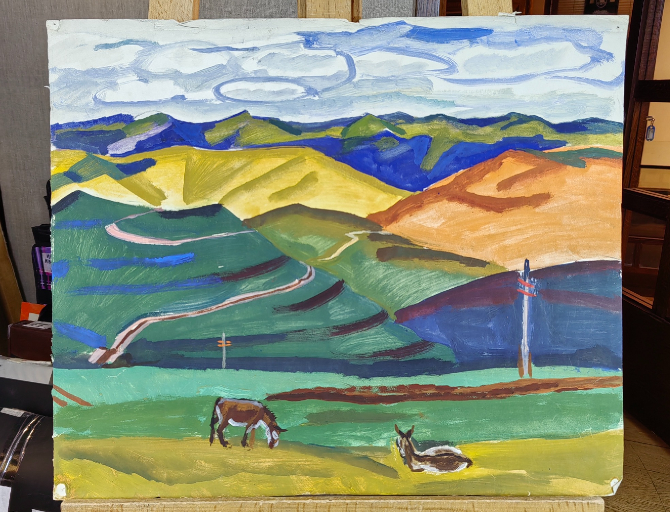 Рожнев Владислав Валентинович. Ослики в горах