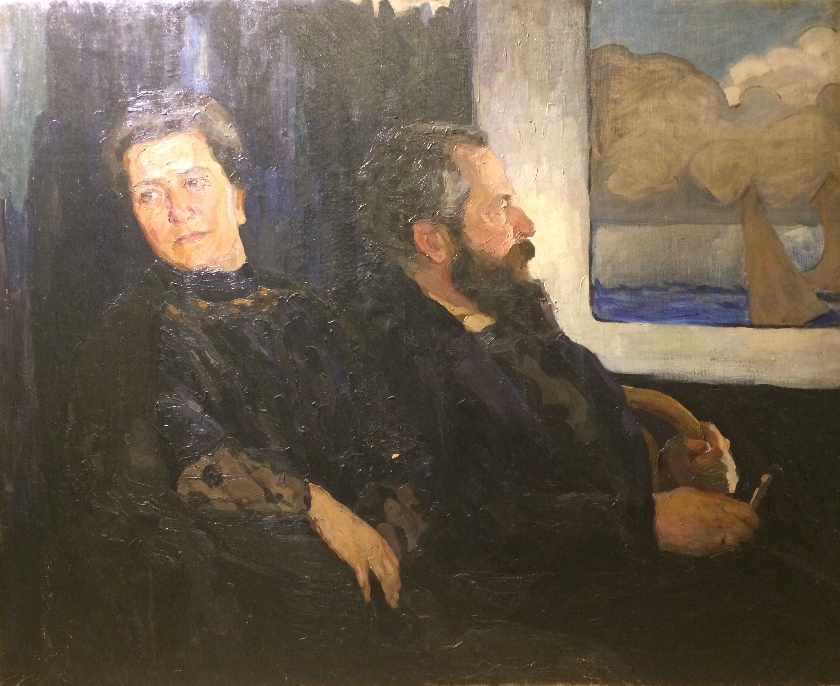 Зернова Екатерина Алексеевна. Двойной портрет Виктории Петровны и Сергея Алексеевича Зерновых. Зернова Екатерина Алексеевна. Двойной портрет Виктории Петровны и Сергея Алексеевича Зерновых.