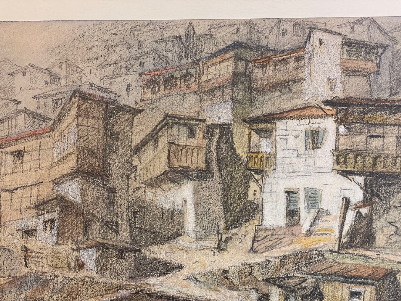Хряков Александр Фёдорович. Алупка. Старый базар Хряков Александр Фёдорович. Алупка. Старый базар