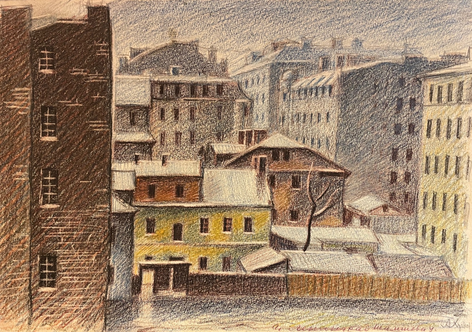 Хряков Александр Фёдорович. Ленинград. Улица Шамшева Хряков Александр Фёдорович. Ленинград. Улица Шамшева