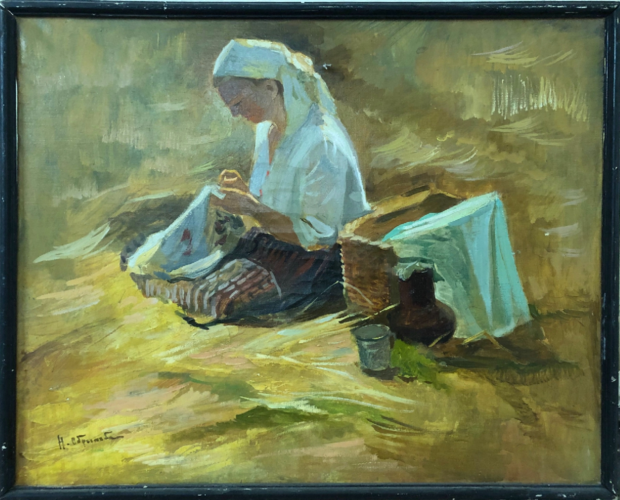 Обрыньба Николай Ипполитович. Обед принесла Обрыньба Николай Ипполитович. Обед принесла