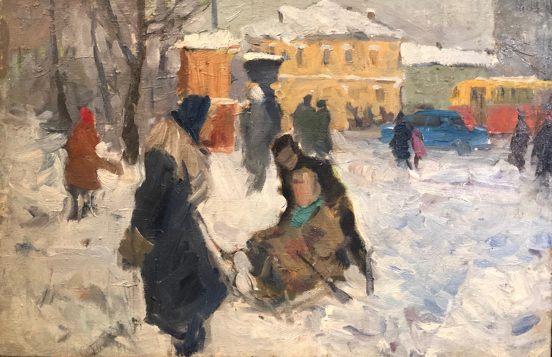 Саханов Александр Иванович. Зима в Москве Саханов Александр Иванович. Зима в Москве