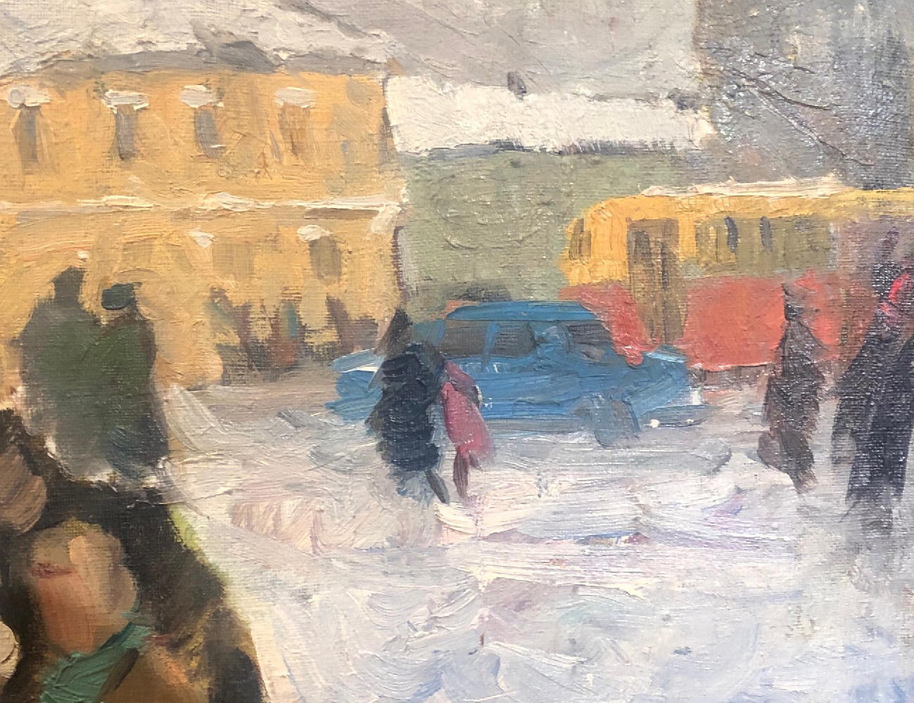 Саханов Александр Иванович. Зима в Москве Саханов Александр Иванович. Зима в Москве