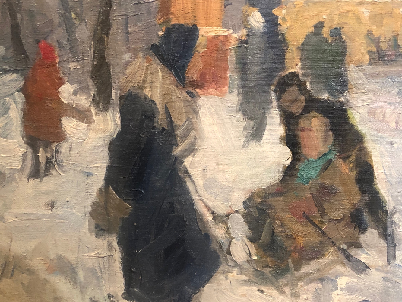 Саханов Александр Иванович. Зима в Москве Саханов Александр Иванович. Зима в Москве