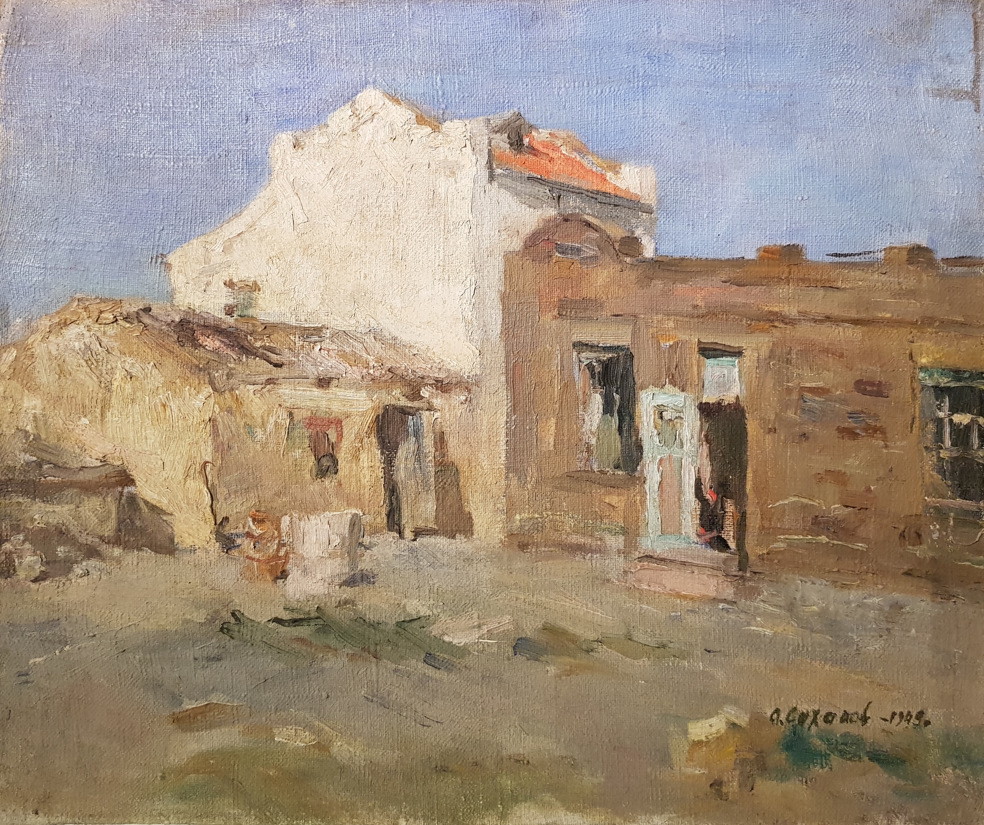 Саханов Александр Иванович. Старый амбар Саханов Александр Иванович. Старый амбар
