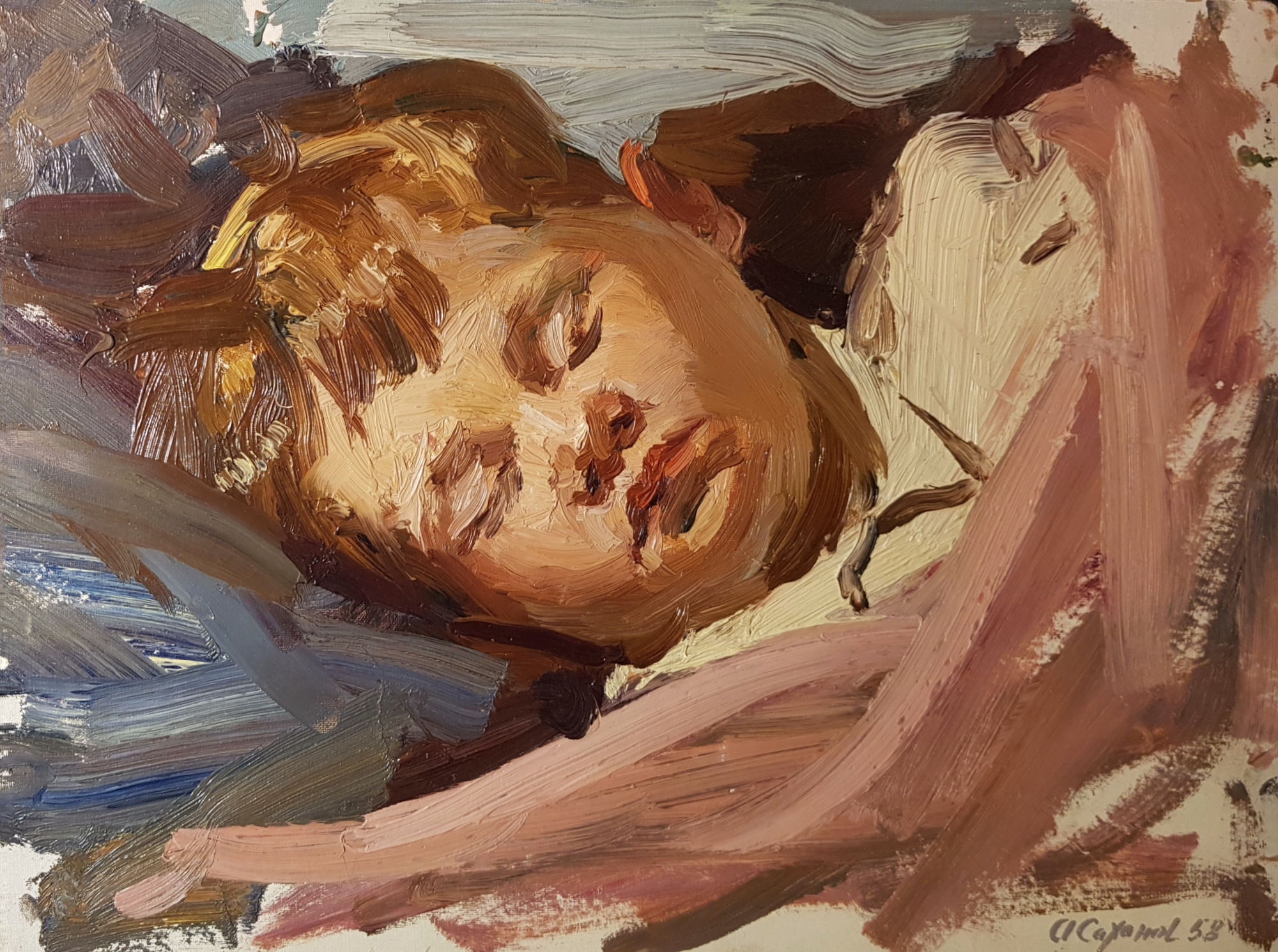 Саханов Александр Иванович. Детский сон Саханов Александр Иванович. Детский сон