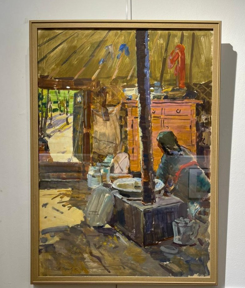 Саханов Александр Иванович. В юрте