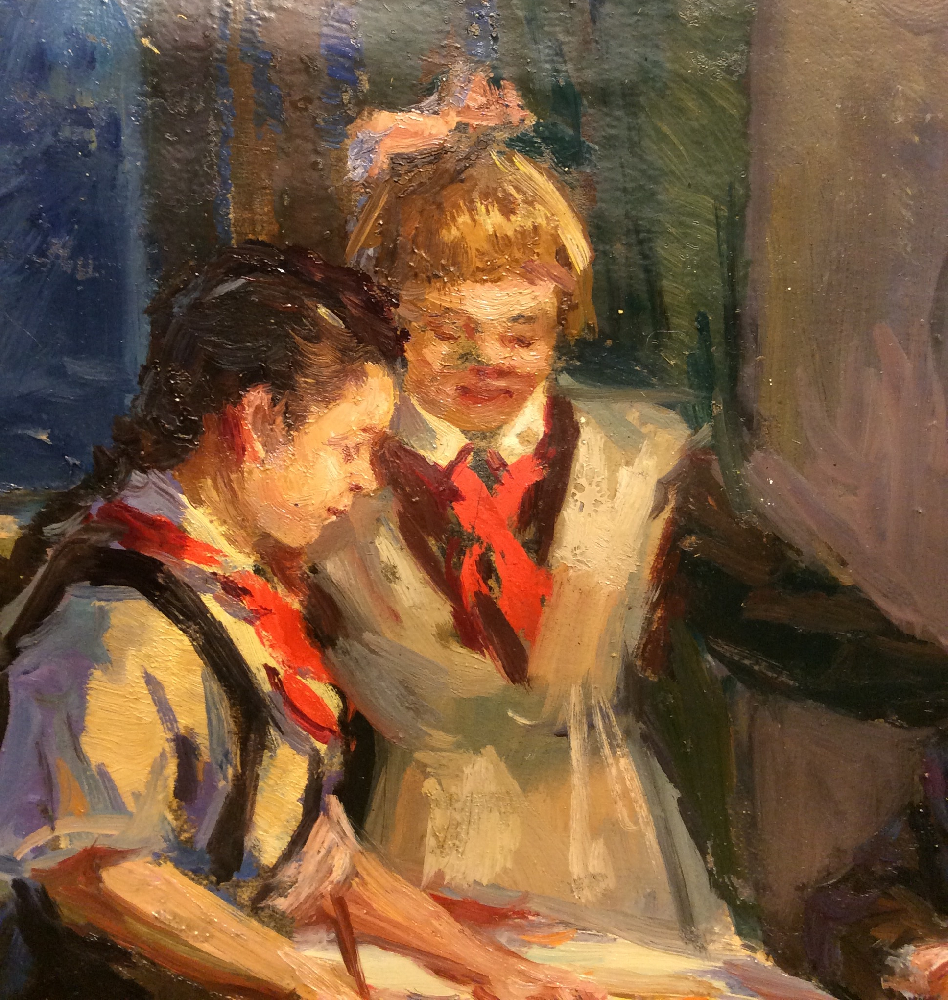 Саханов Александр Иванович. Школьницы Саханов Александр Иванович. Школьницы