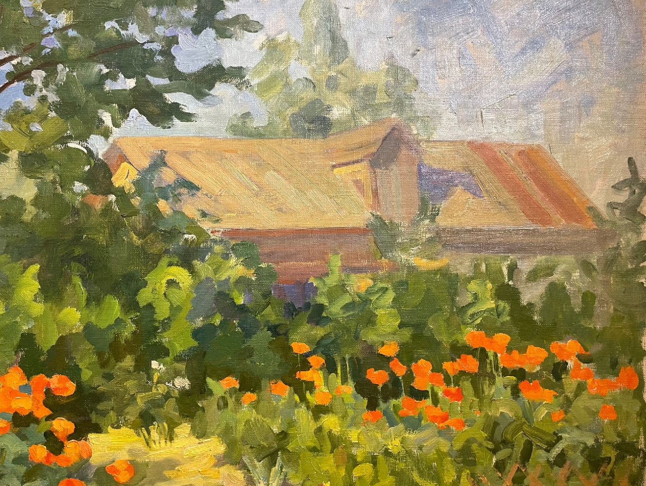 Кеслер Маргарита Леонидовна. Маки в палисаднике Кеслер Маргарита Леонидовна. Маки в палисаднике