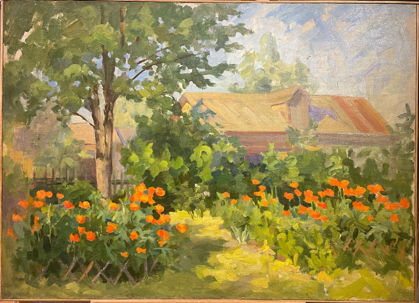 Кеслер Маргарита Леонидовна. Маки в палисаднике Кеслер Маргарита Леонидовна. Маки в палисаднике