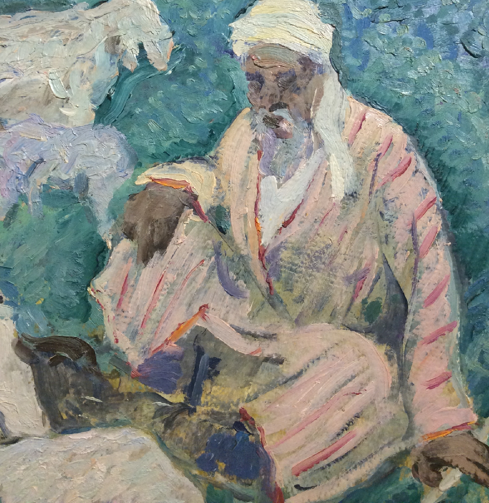 Перов Александр Петрович. Пастух с овцами Перов Александр Петрович. Пастух с овцами