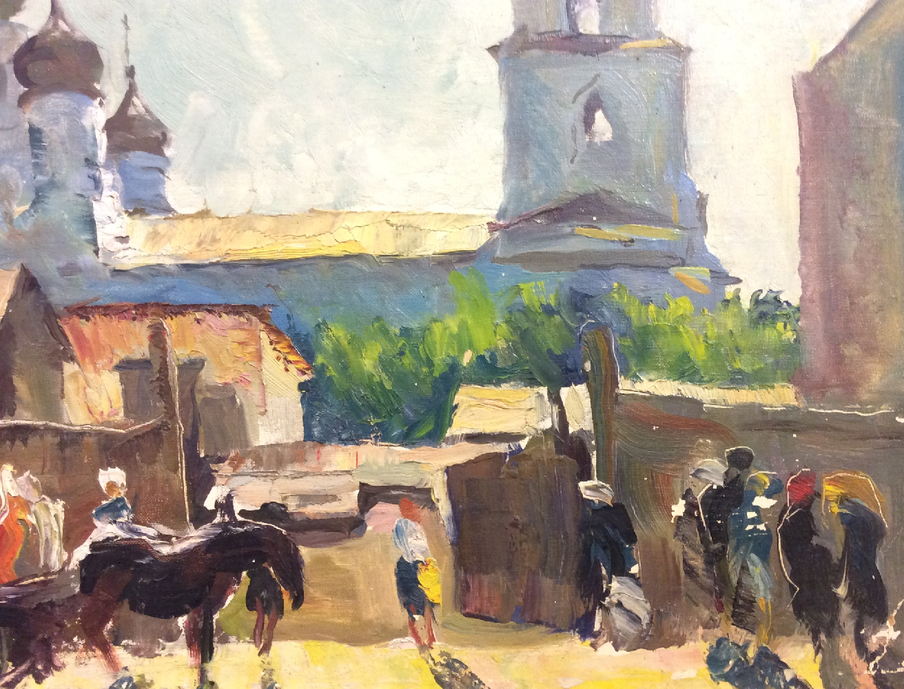 Перов Александр Петрович. Торговая площадь в небольшом городке Перов Александр Петрович. Торговая площадь в небольшом городке