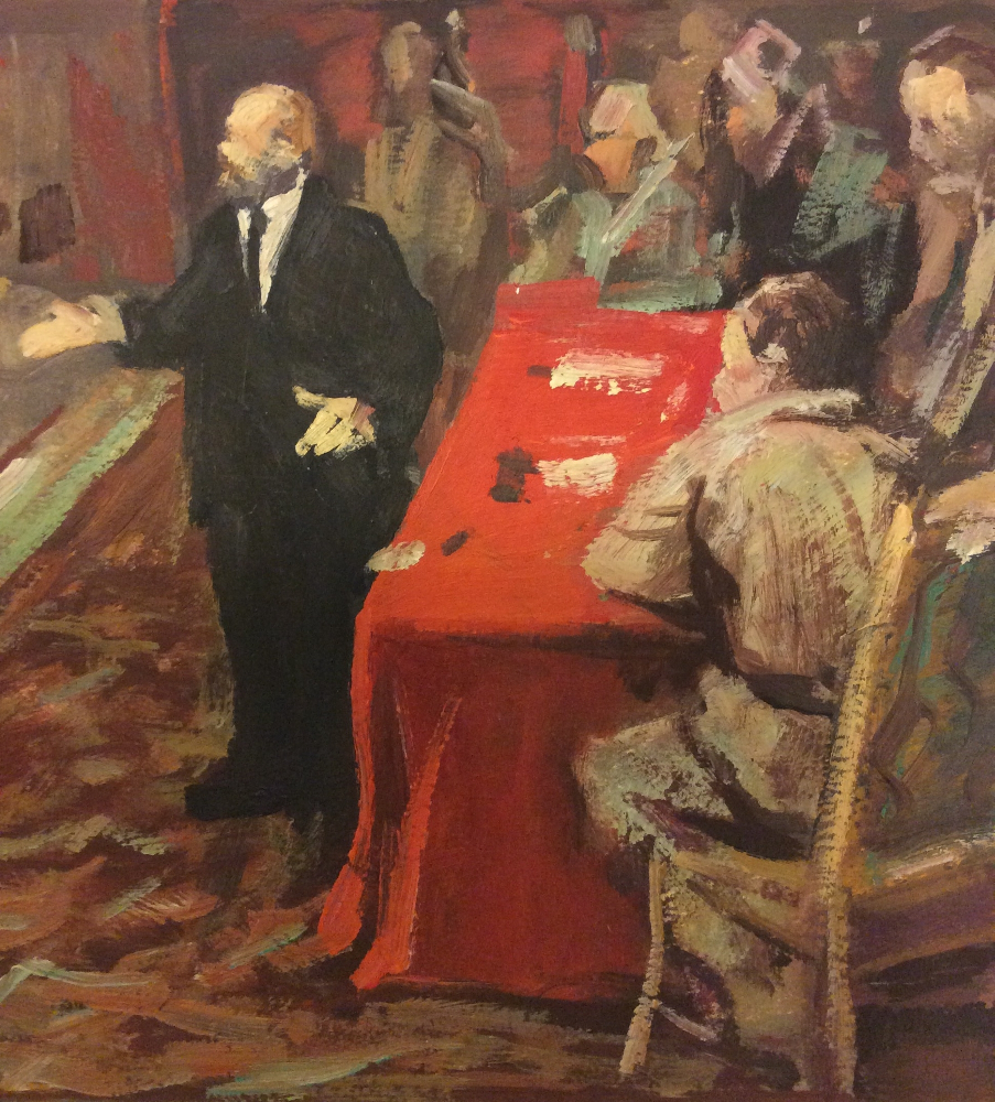 Перов Александр Петрович. Ленин выступает перед рабочими Перов Александр Петрович. Ленин выступает перед рабочими