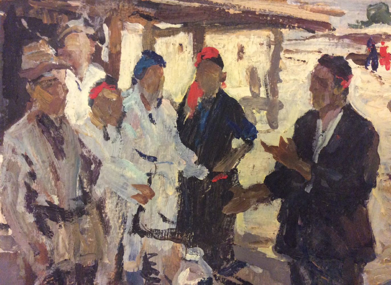 Перов Александр Петрович. Рабочий разговор Перов Александр Петрович. Рабочий разговор