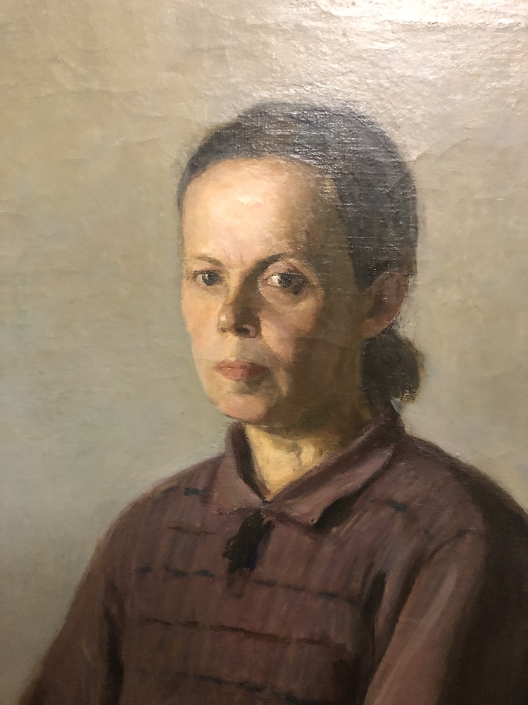 Лекомцев Константин Михайлович. Портрет художницы Гиппиус Лекомцев Константин Михайлович. Портрет художницы Гиппиус