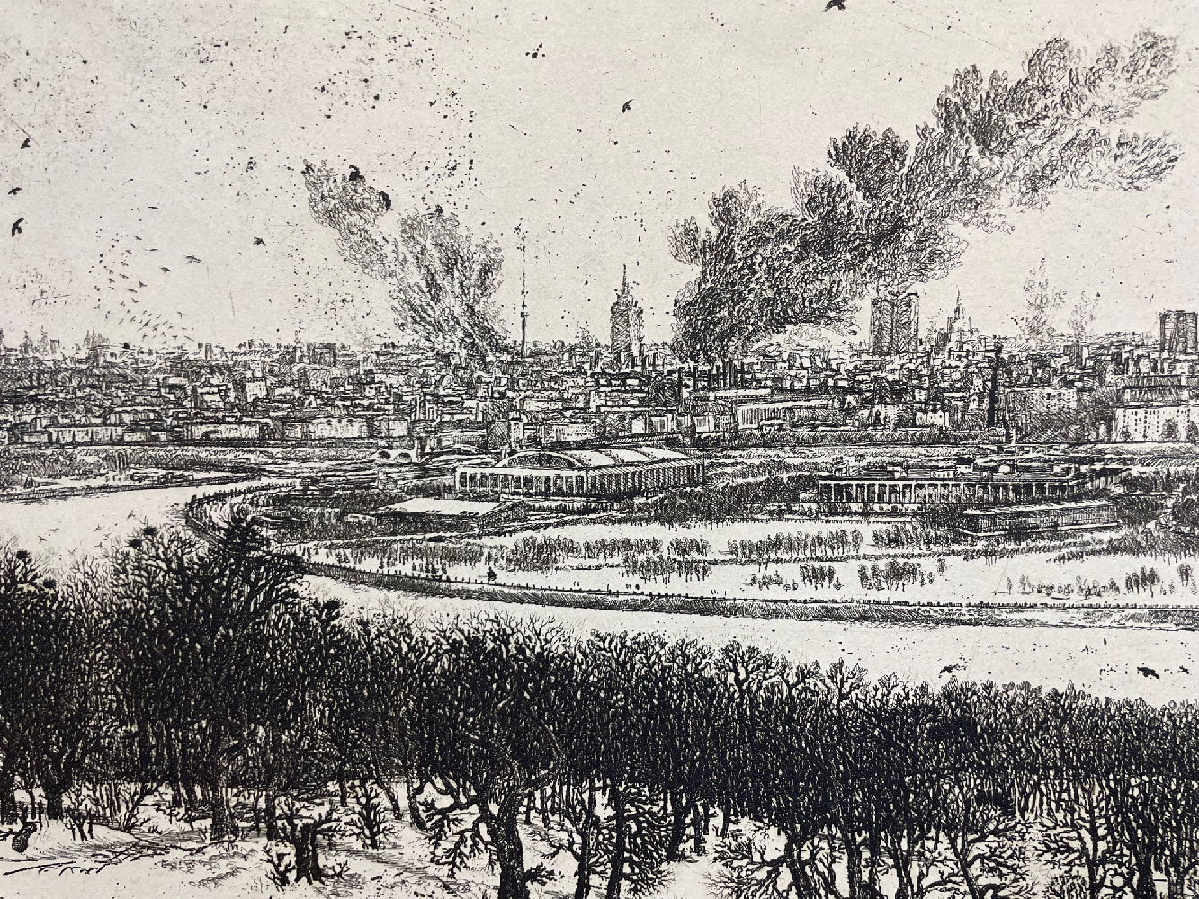 Перевезенцев Юлий Юльевич. Москва. Вид с Ленинских гор Перевезенцев Юлий Юльевич. Москва. Вид с Ленинских гор