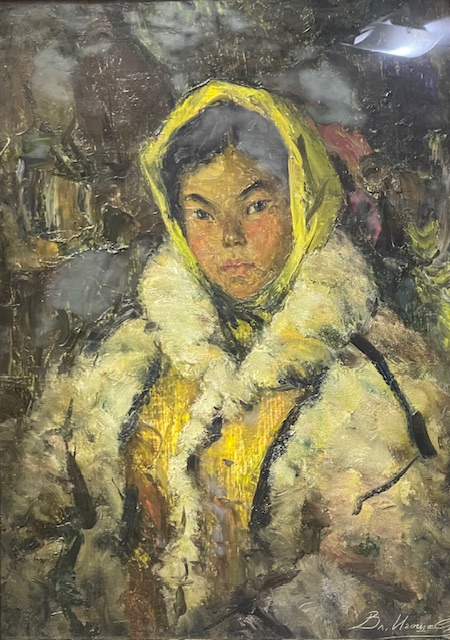 Игошев Владимир Александрович. Девушка в жёлтом платке