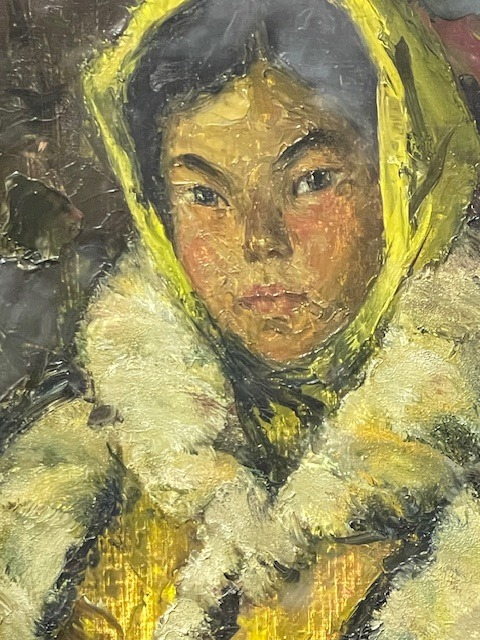 Игошев Владимир Александрович. Девушка в жёлтом платке