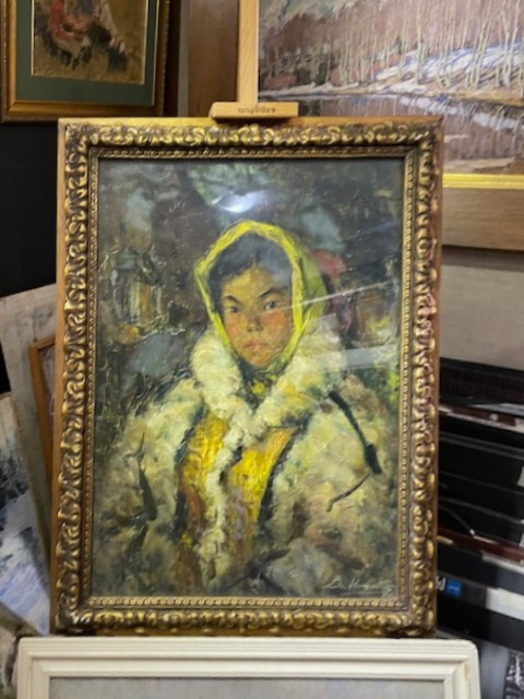 Игошев Владимир Александрович. Девушка в жёлтом платке