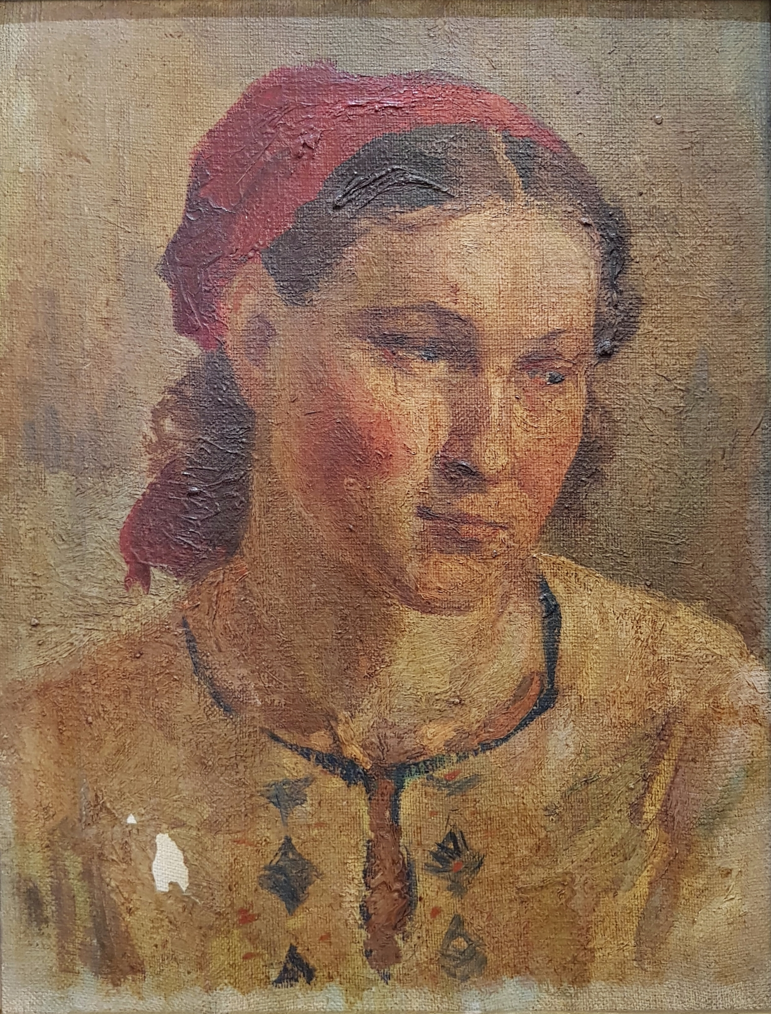 Ванециан Арам Врамшапу. Голова девушки Ванециан Арам Врамшапу. Голова девушки