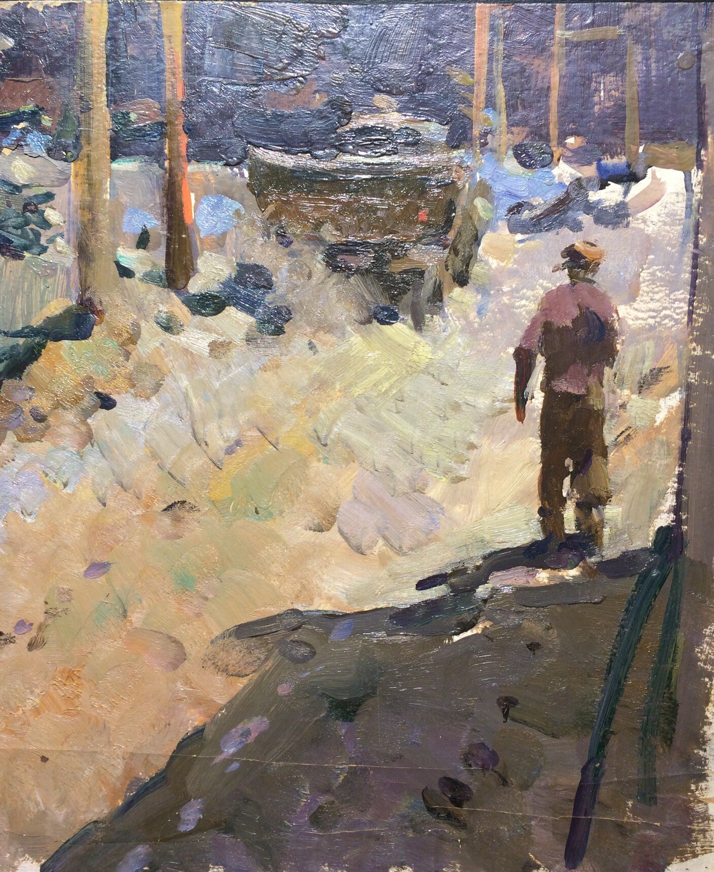 Алексеев Адольф Евгеньевич. На стройке Алексеев Адольф Евгеньевич. На стройке