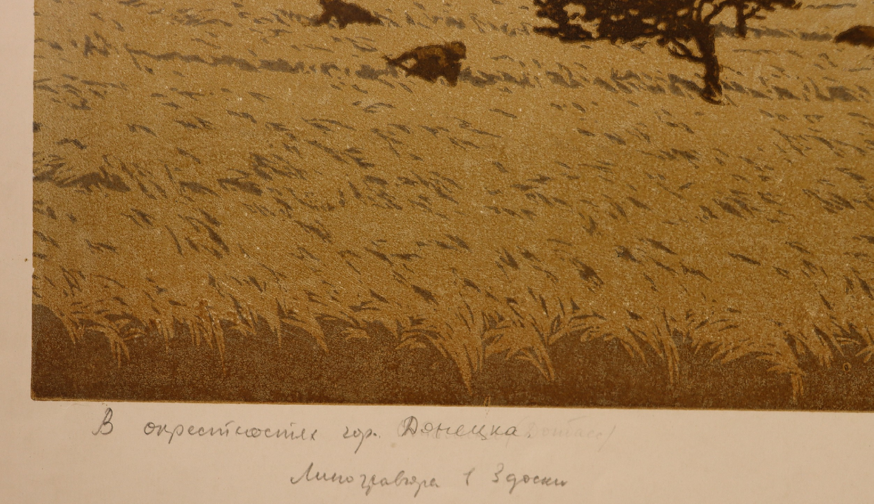 Ванеев Петр Иванович. В окрестностях гор. Донецка. Донбасс