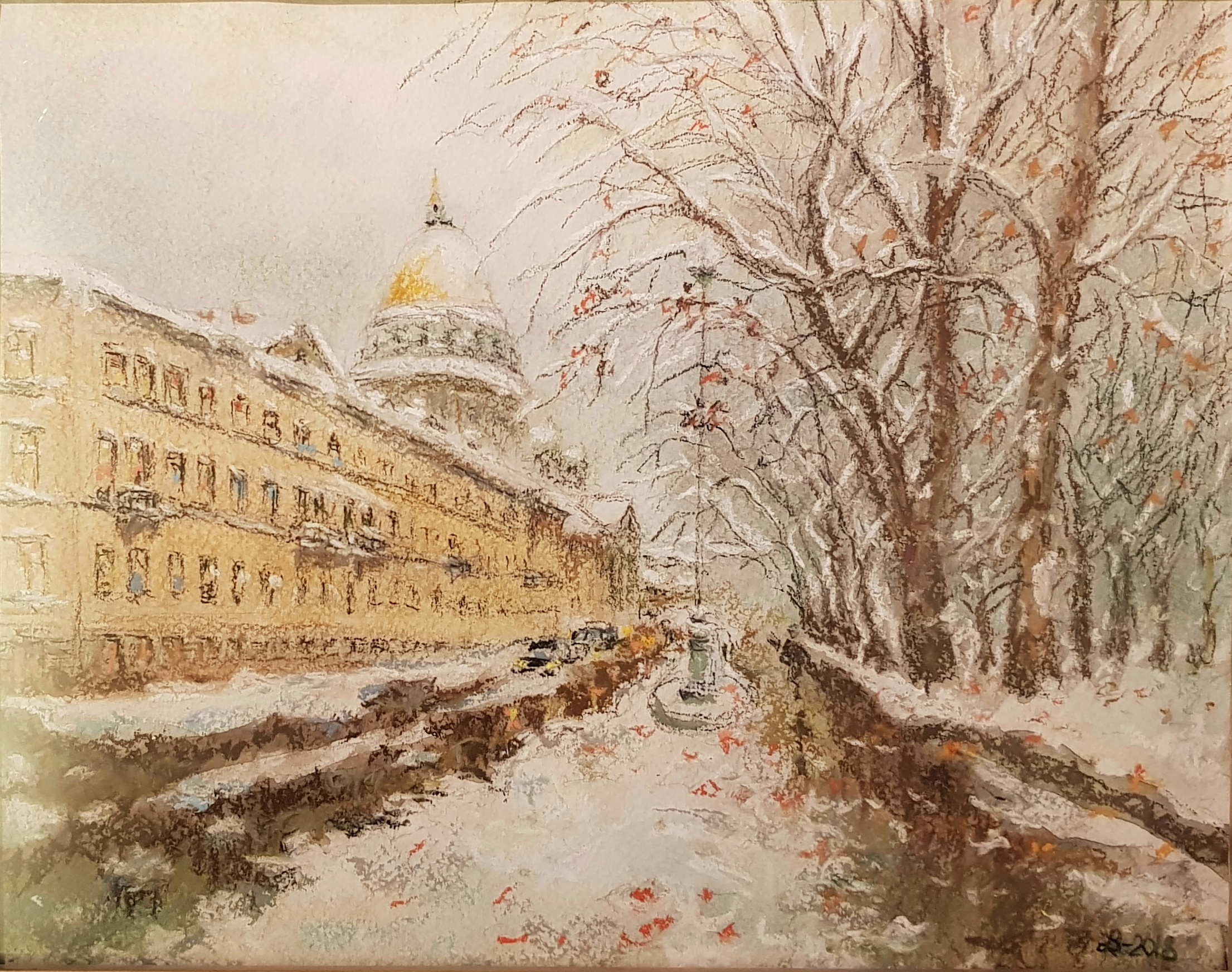 Кузнецов Виктор Иванович. Зимний день. Санкт-Петербург Кузнецов Виктор Иванович. Зимний день. Санкт-Петербург
