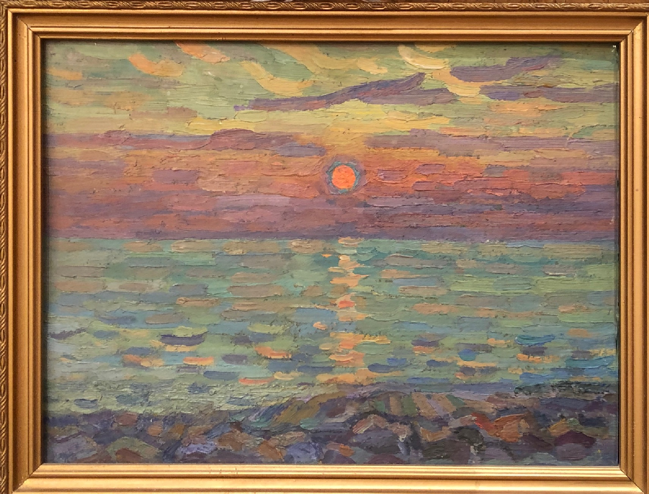 Петровичева Ольга Петровна. Закат на море. Лоо Петровичева Ольга Петровна. Закат на море. Лоо