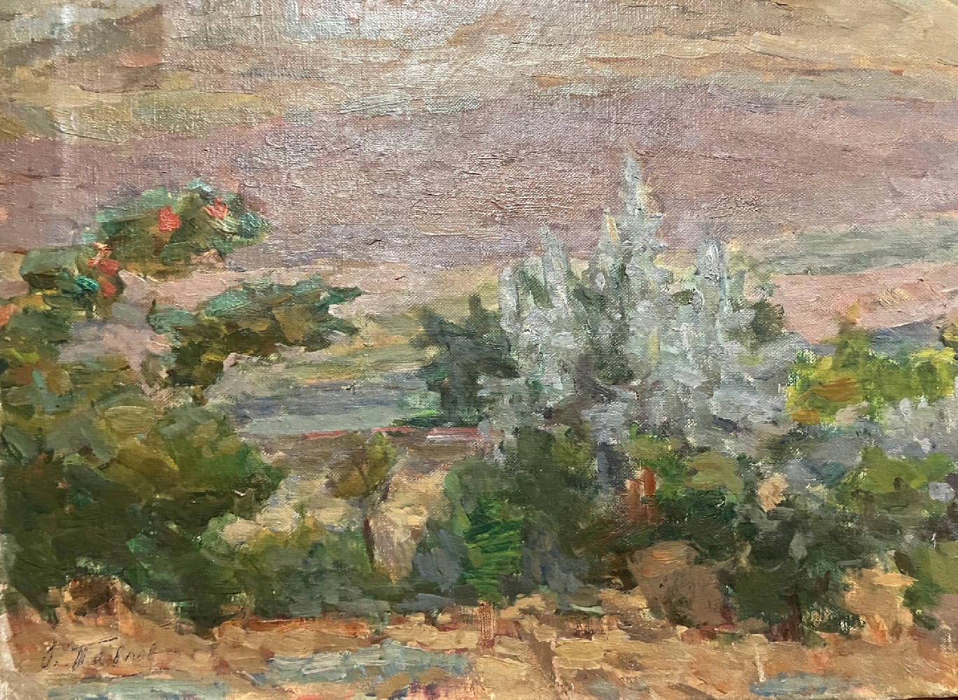 Павлов Олег Борисович. Крымский пейзаж. Козы Павлов Олег Борисович. Крымский пейзаж. Козы
