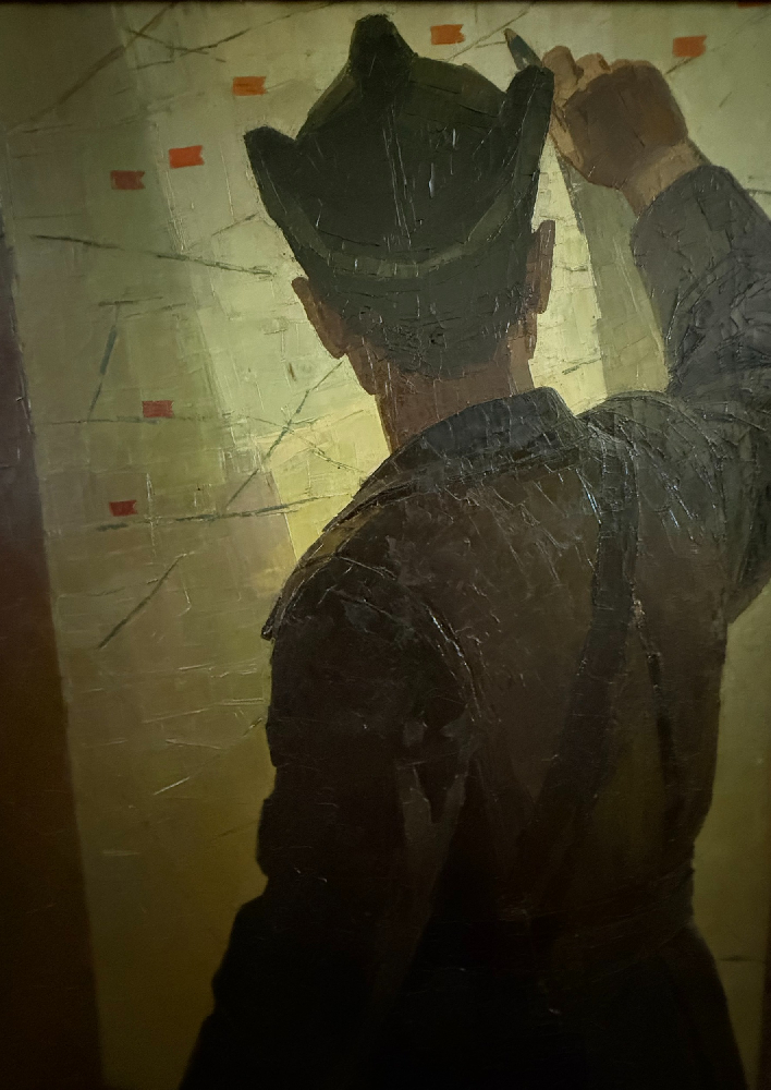 Мальцев Петр Тарасович. Ленин и Свердлов у карты