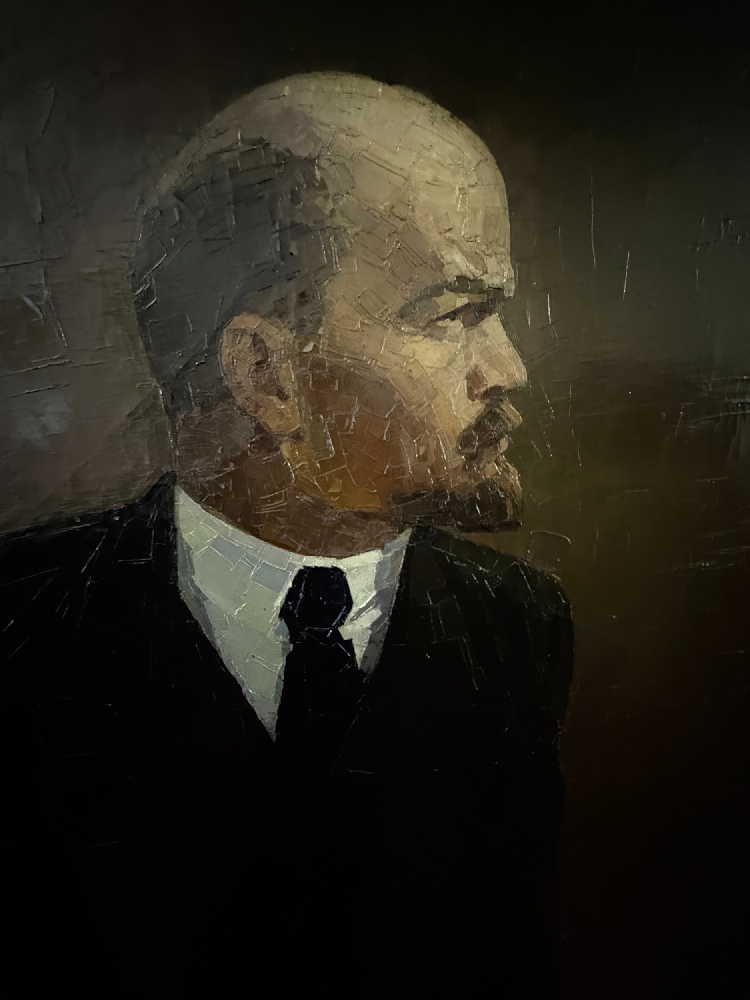 Мальцев Петр Тарасович. Ленин и Свердлов у карты