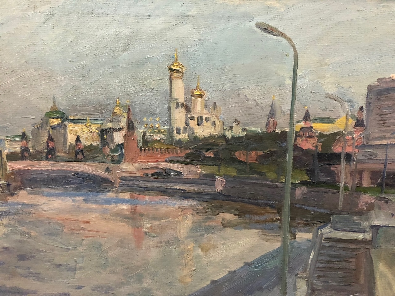 Антипин Николай Николаевич. Утро на Москва-реке Антипин Николай Николаевич. Утро на Москва-реке
