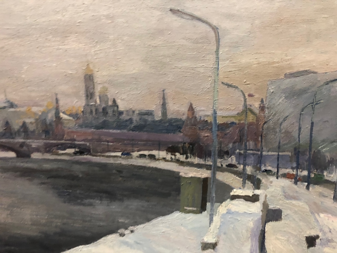 Антипин Николай Николаевич. Зима. Набережные Москва-реки Антипин Николай Николаевич. Зима. Набережные Москва-реки