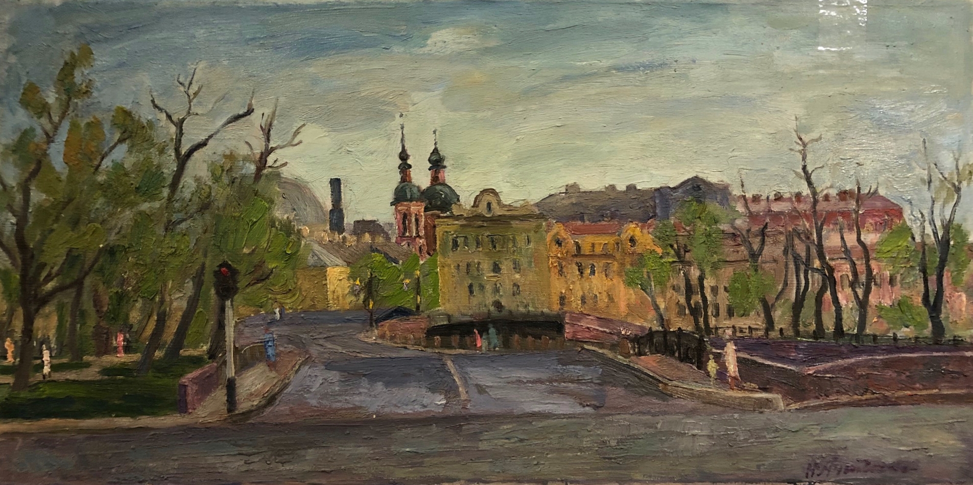 Антипин Николай Николаевич. Ленинград. Лебяжий мост Антипин Николай Николаевич. Ленинград. Лебяжий мост