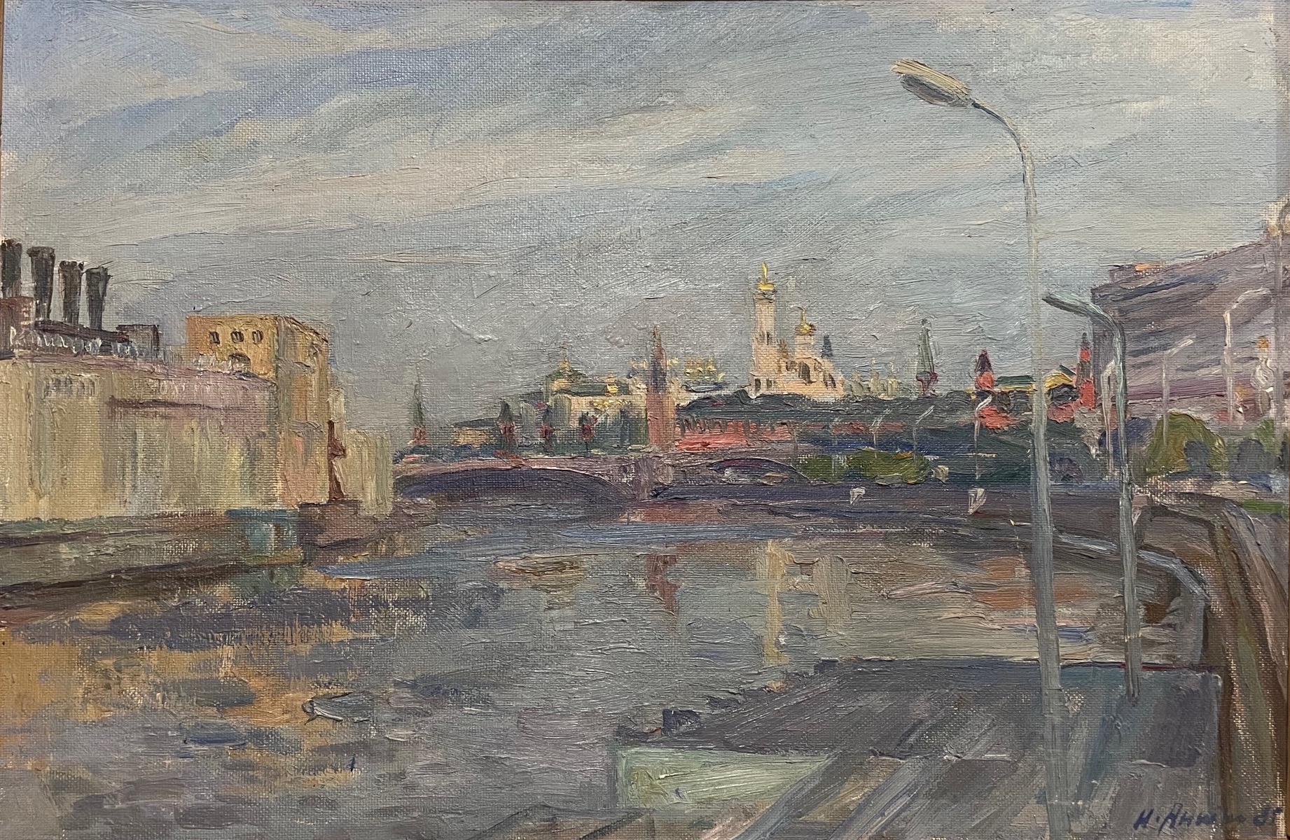 Антипин Николай Николаевич. Москва-река. Кремль Антипин Николай Николаевич. Москва-река. Кремль