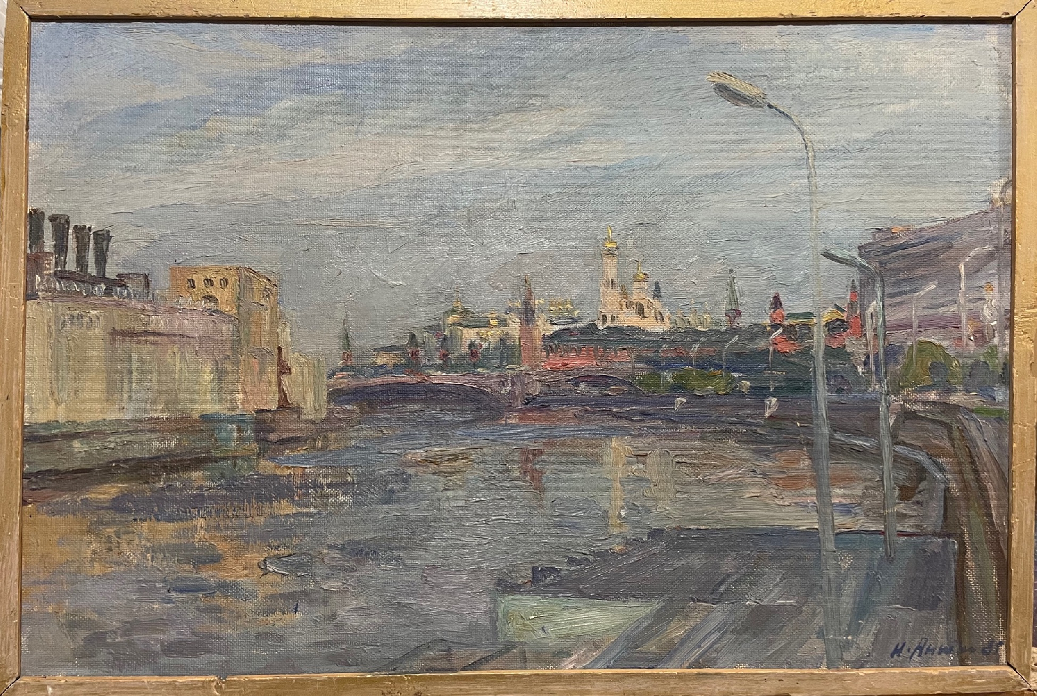 Антипин Николай Николаевич. Москва-река. Кремль Антипин Николай Николаевич. Москва-река. Кремль