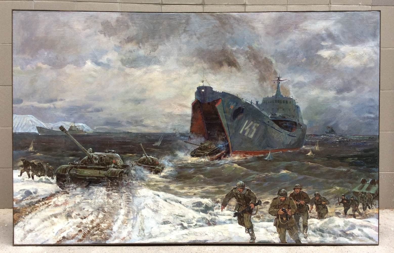 Байков Леонид Петрович. Высадка морского десанта Байков Леонид Петрович. Высадка морского десанта