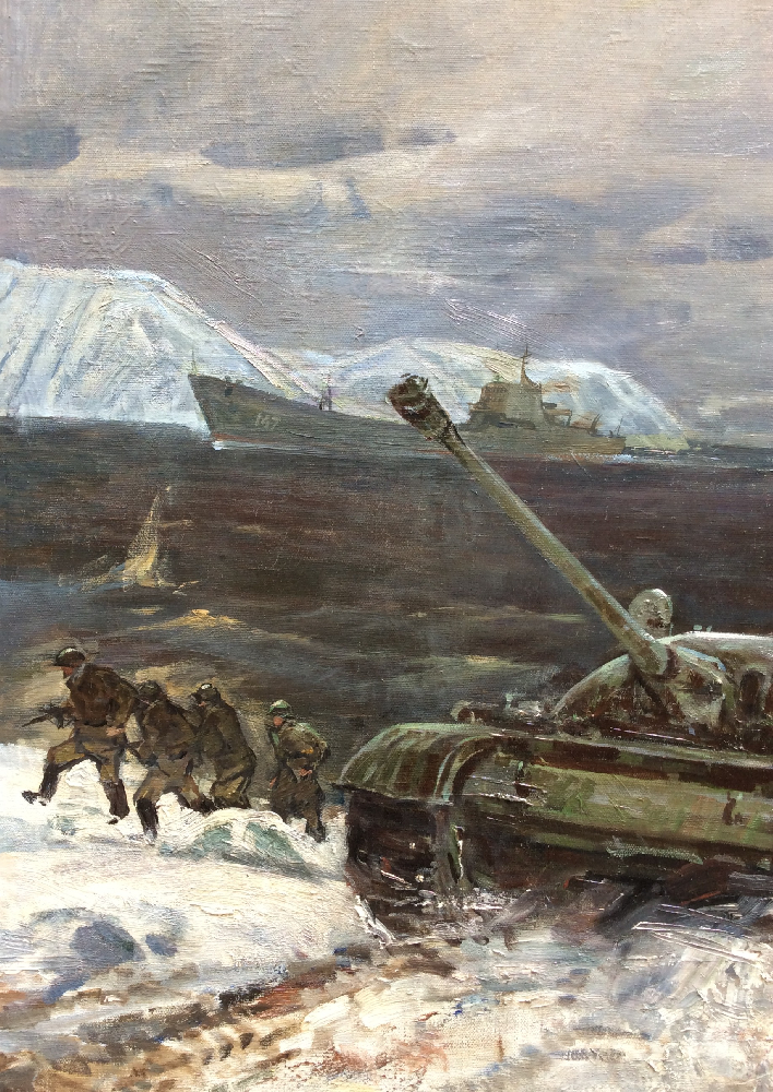 Байков Леонид Петрович. Высадка морского десанта Байков Леонид Петрович. Высадка морского десанта