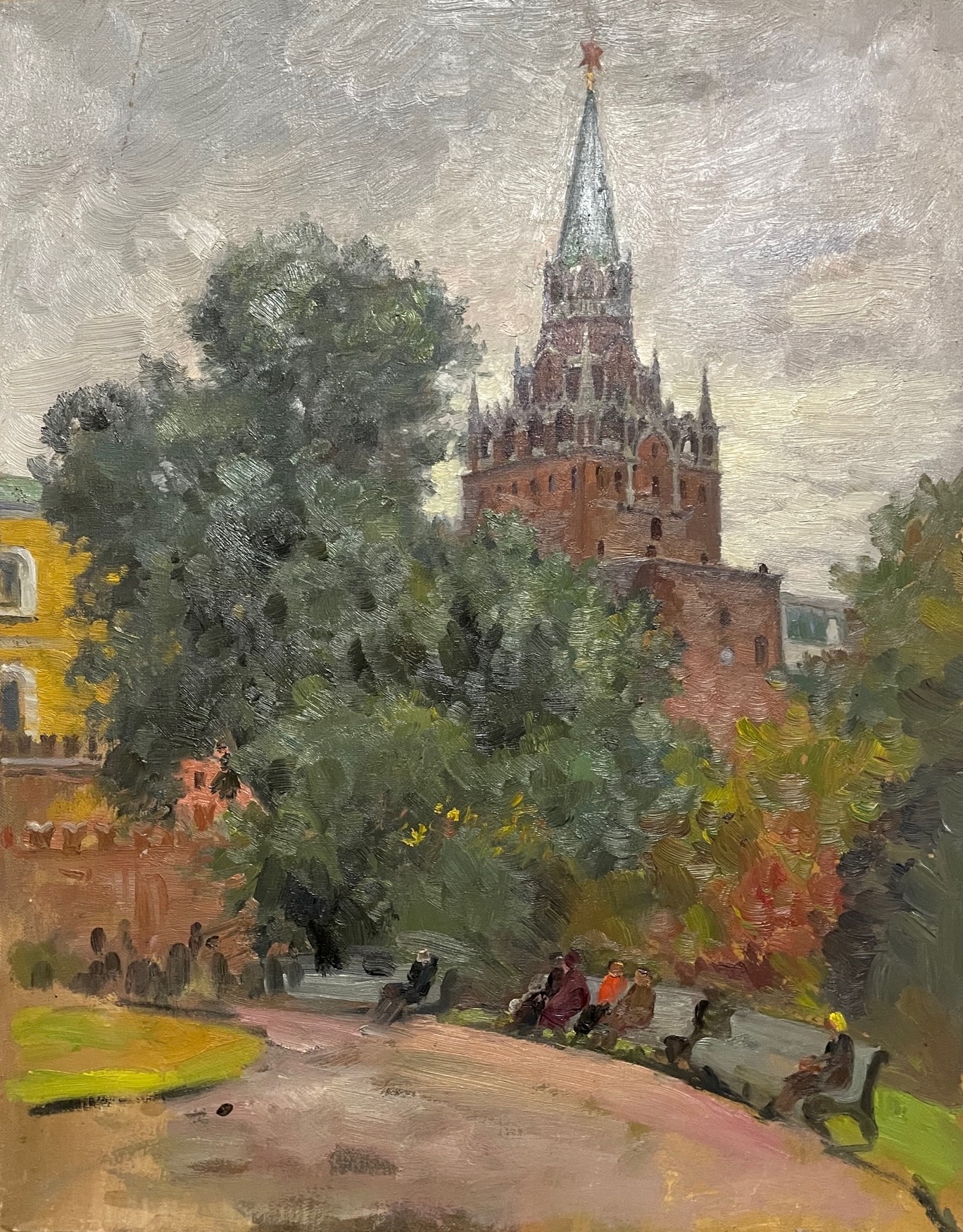 Шлепнёв Василий Степанович. У Троицкой башни Шлепнёв Василий Степанович. У Троицкой башни