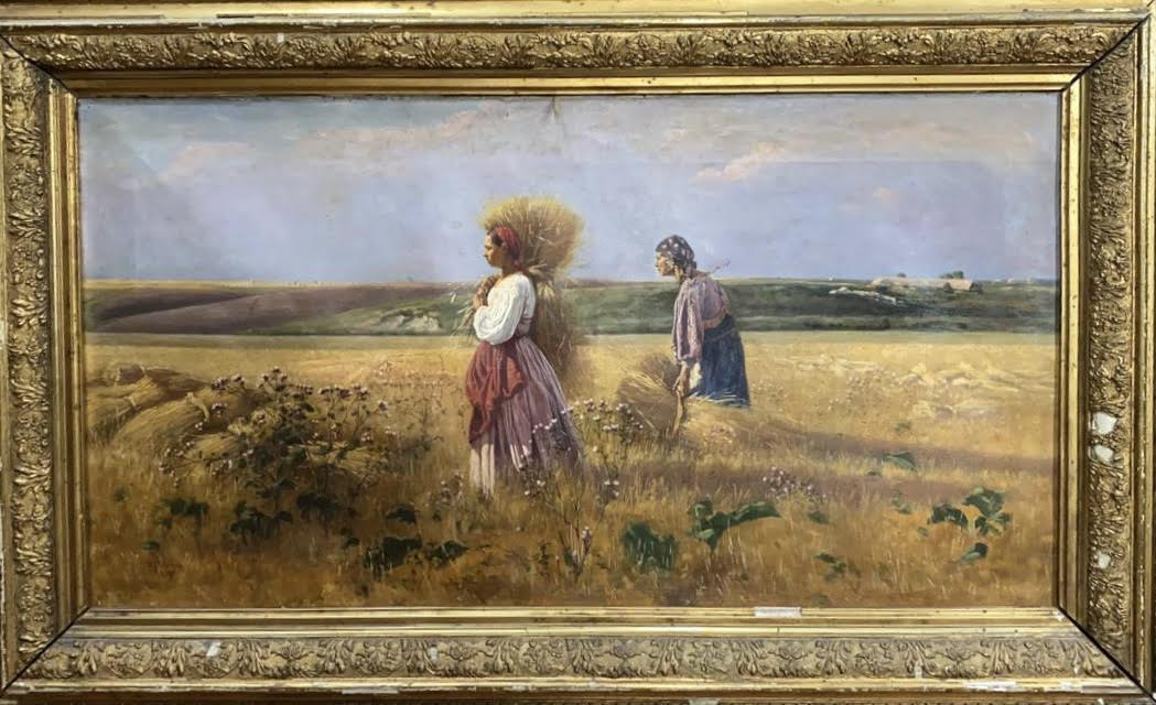 Пиотрович Сигизмунд Карлович. Жницы в поле Пиотрович Сигизмунд Карлович. Жницы в поле