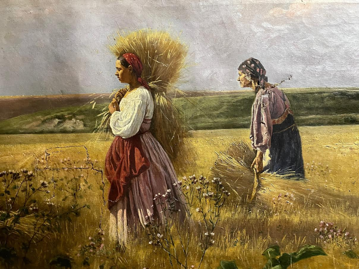 Пиотрович Сигизмунд Карлович. Жницы в поле Пиотрович Сигизмунд Карлович. Жницы в поле