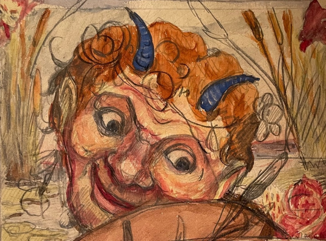 Лапин Василий Алексеевич. Эскиз обложки журнала Лапин Василий Алексеевич. Эскиз обложки журнала