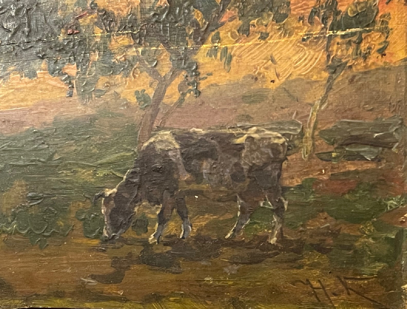 Кузнецов Николай Дмитриевич. Пейзаж с коровой Кузнецов Николай Дмитриевич. Пейзаж с коровой